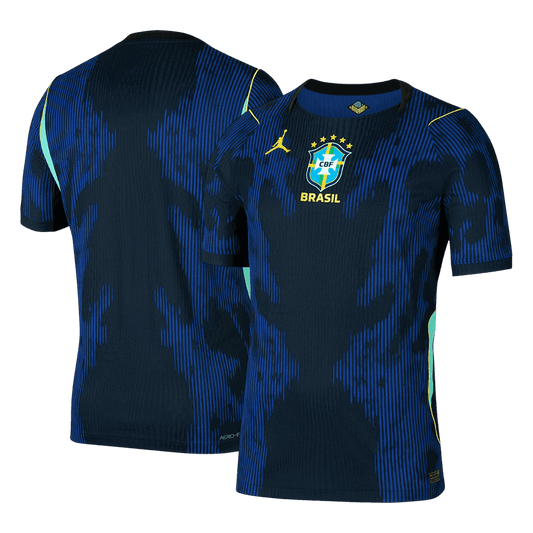 Men's Brazil World Cup 2026 Player Version Away Soccer Jersey - Slim Fit product view 2