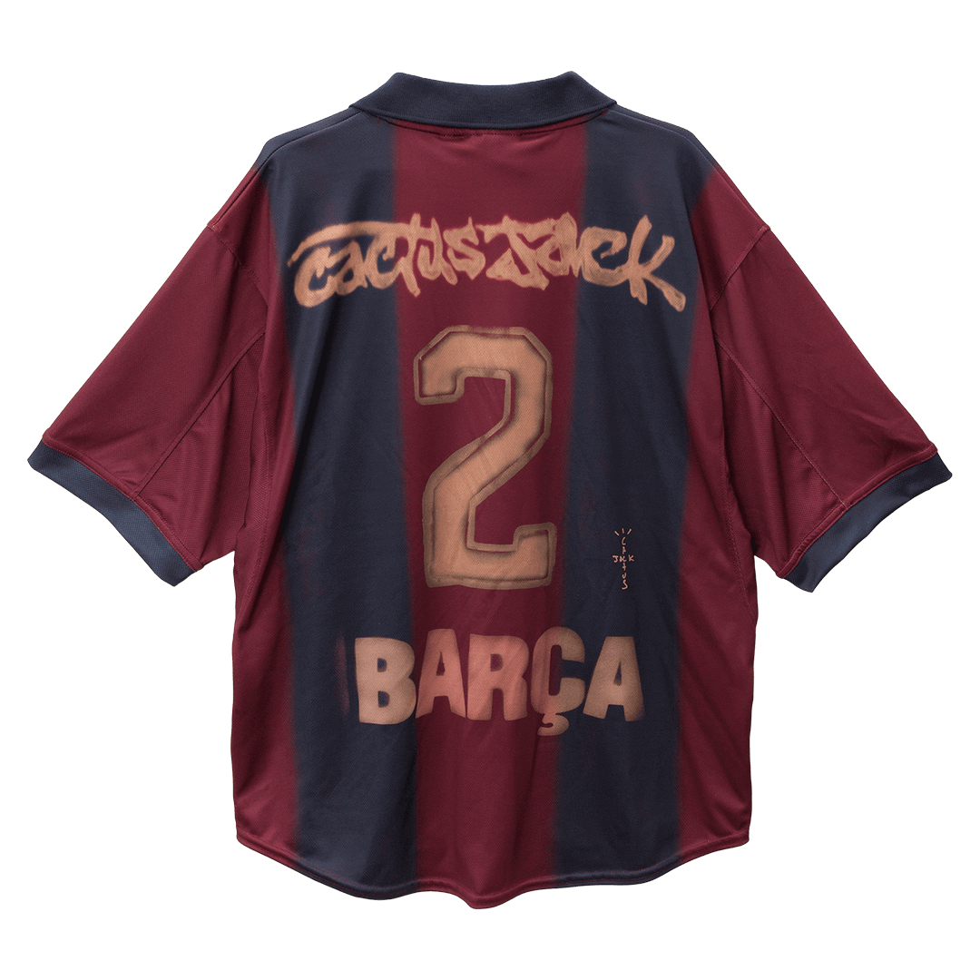 Retro Men's Barcelona 2000/01 Home Soccer Jersey product view 13
