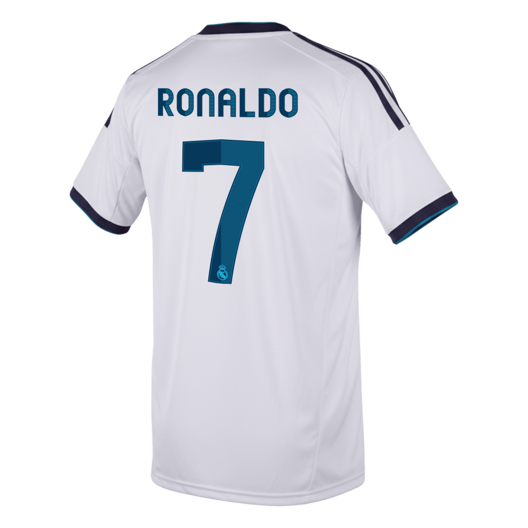 Retro RONALDO #7 Men's Real Madrid 2012/13 Home Soccer Jersey product view 2