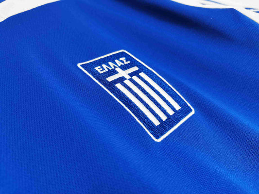Retro Men's Greece 2004 Home Soccer Jersey product view 2