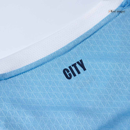 RODRIGO #16 Men's Manchester City 2025/26 Player Version Home Soccer Jersey - Slim Fit product view 2