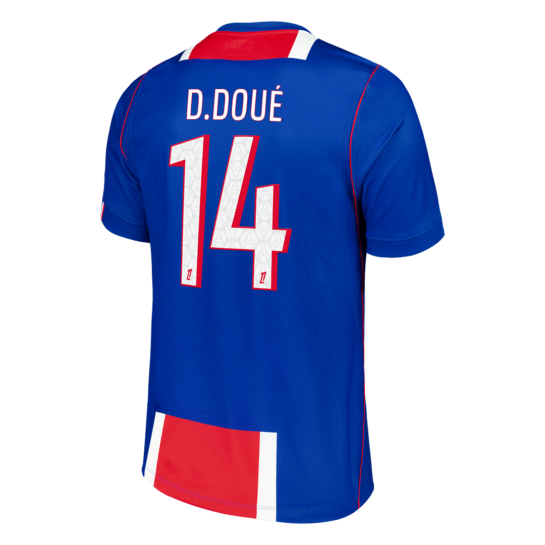 D.DOUÉ #14 Men's PSG 2026/27 Home Soccer Jersey product view 3
