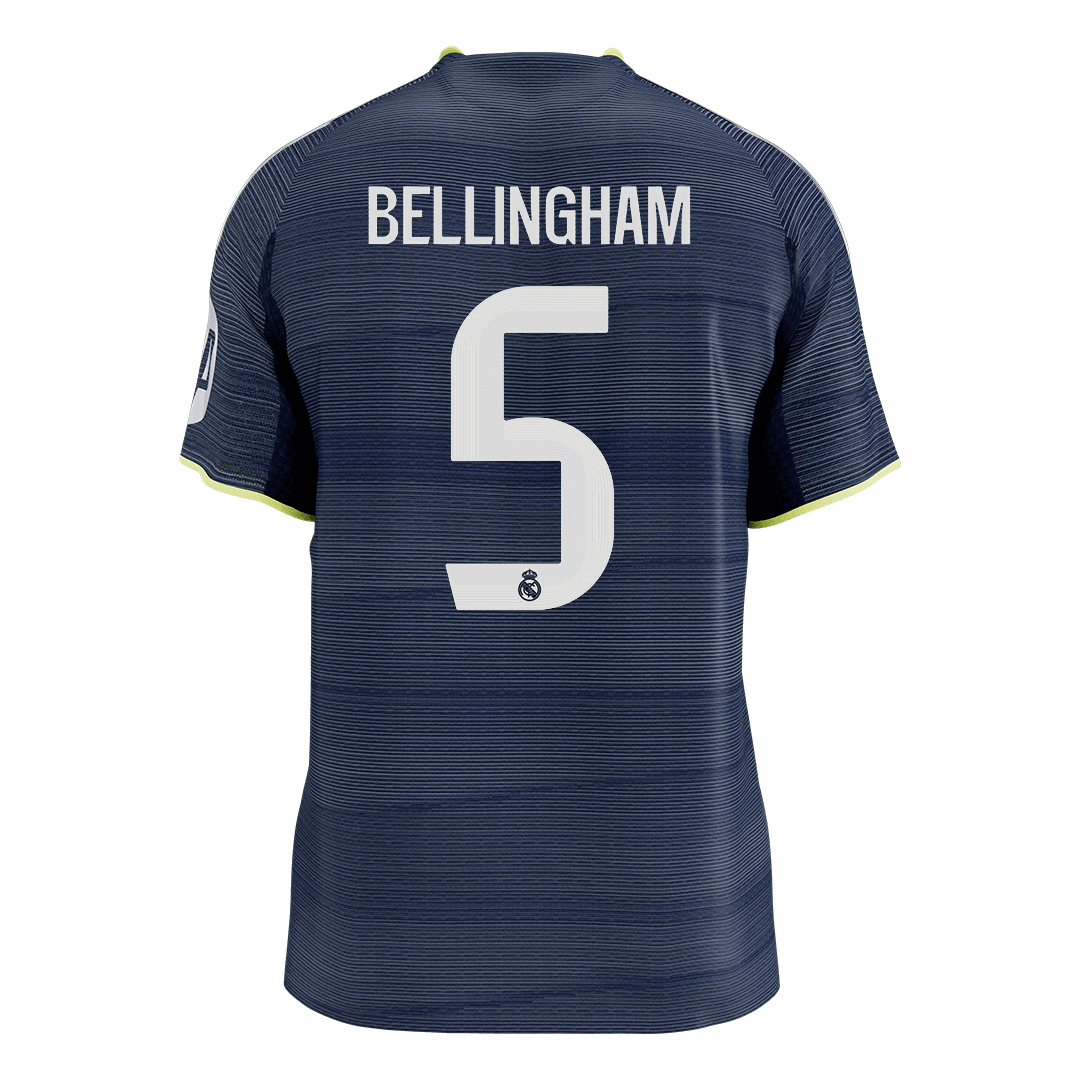 BELLINGHAM #5 Men's Real Madrid 2025/26 Player Version Away Soccer Jersey - Slim Fit Premium product view 9