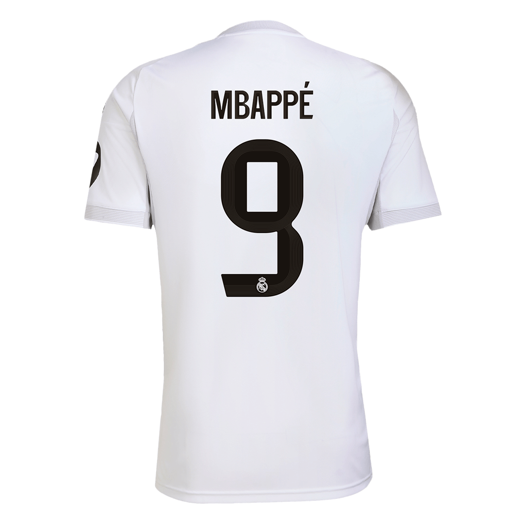MBAPPÉ #9 Men's Real Madrid 2025/26 Home Soccer Jersey Premium product view 9
