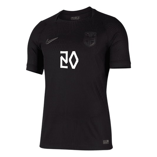 NUSA #20 Men's Norway World Cup 2026 Player Version Away Soccer Jersey - Slim Fit product view 2