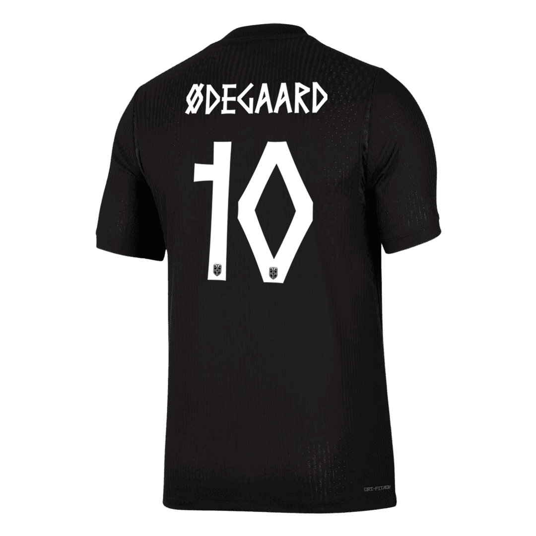 ØDEGAARD #10 Men's Norway World Cup 2026 Player Version Away Soccer Jersey - Slim Fit product view 3