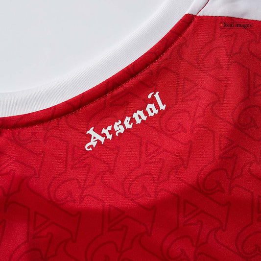 Men's Arsenal 2025/26 Home Long Sleeve Soccer Jersey product view 2