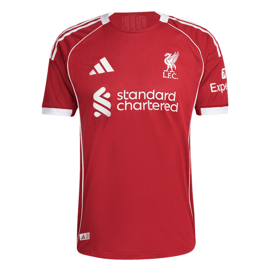 SZOBOSZLAI #8 Men's Liverpool 2025/26 Player Version Home Soccer Jersey - Slim Fit product view 2