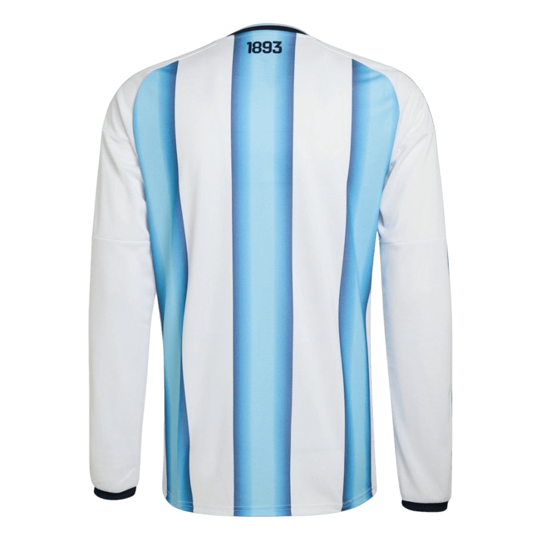 Men's Argentina World Cup 2026 Home Long Sleeve Soccer Jersey product view 11