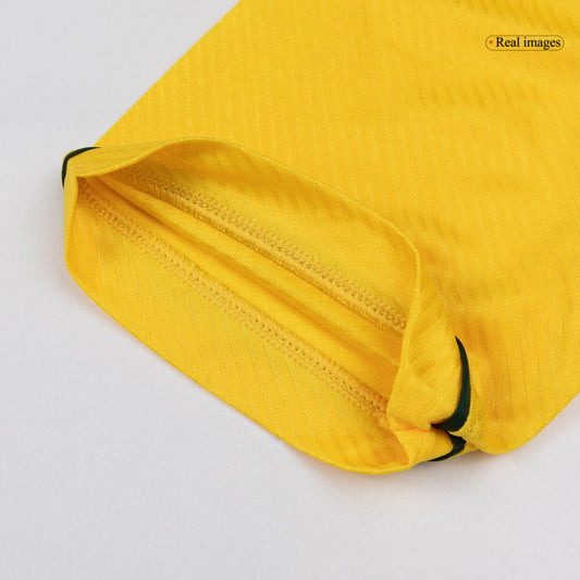 Retro Men's Brazil 1994 Home Soccer Jersey product view 2