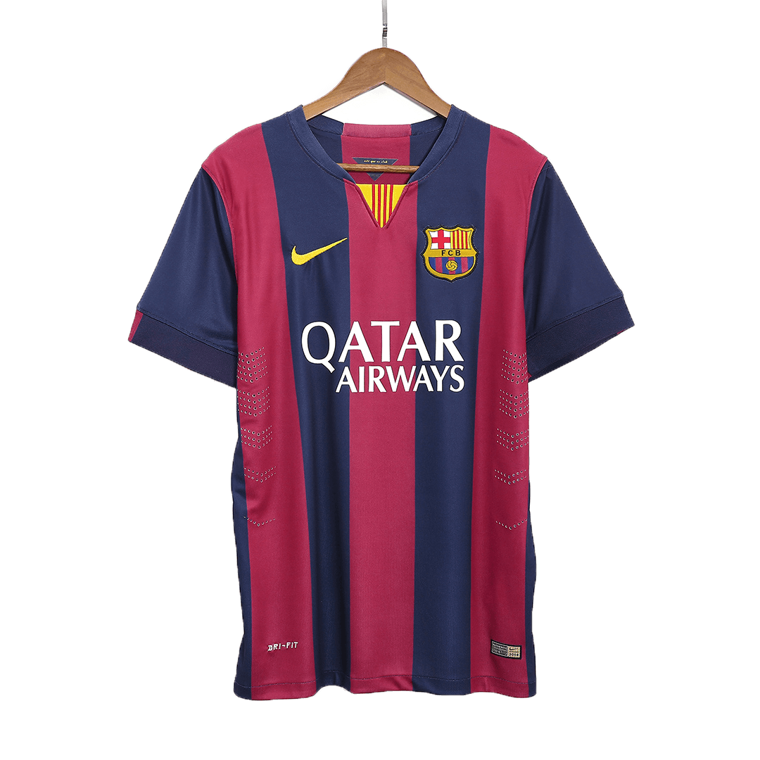 Retro SUÁREZ #9 Men's Barcelona 2014/15 Home Soccer Jersey product view 10