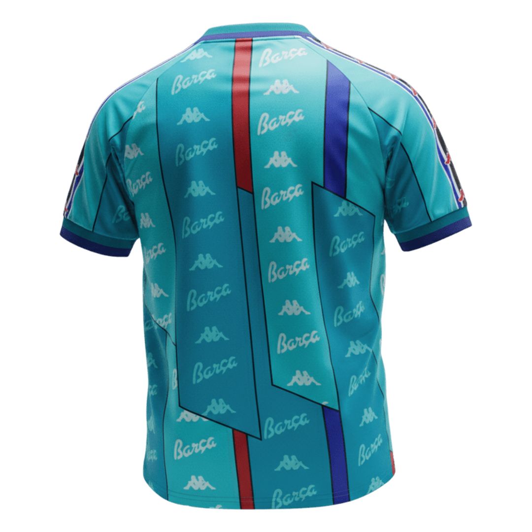 Retro Men's Barcelona 1996/97 Away Soccer Jersey product view 7