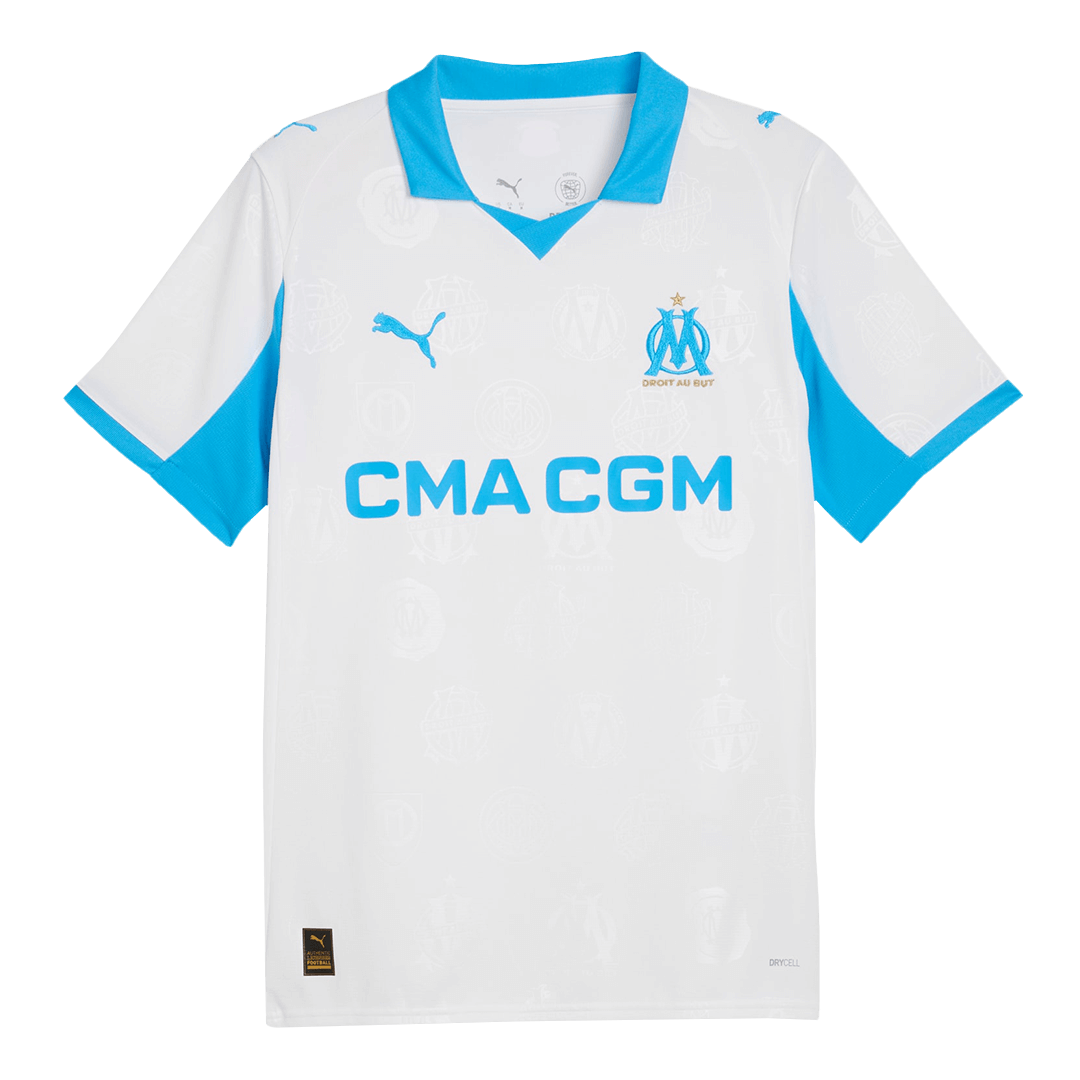 RABIOT #25 Men's Marseille 2025/26 Home Soccer Jersey product view 13
