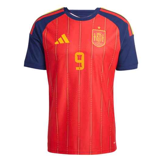 GAVI #9 Men's Spain World Cup 2026 Player Version Home Soccer Jersey - Slim Fit product view 2