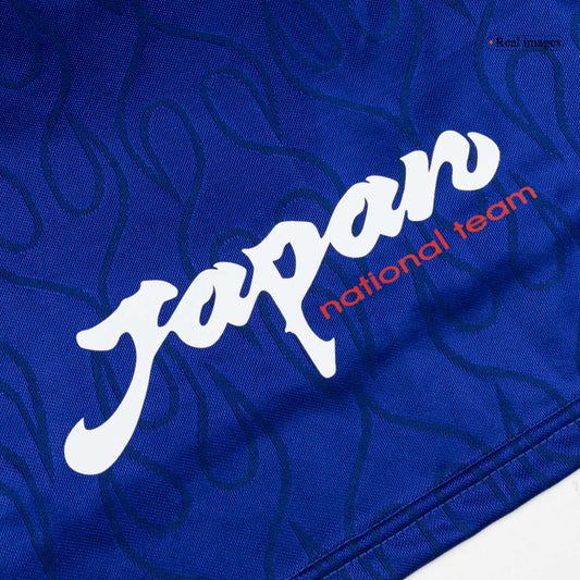 Retro Men's Japan World Cup 1998 Home Long Sleeve Soccer Jersey product view 2