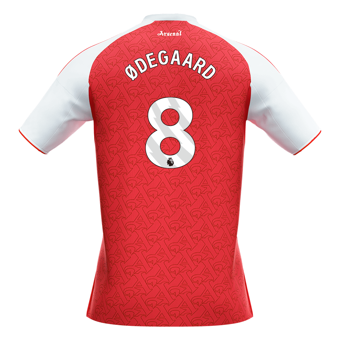 ØDEGAARD #8 Men's Arsenal 2025/26 Home Soccer Jersey Premium product view 10