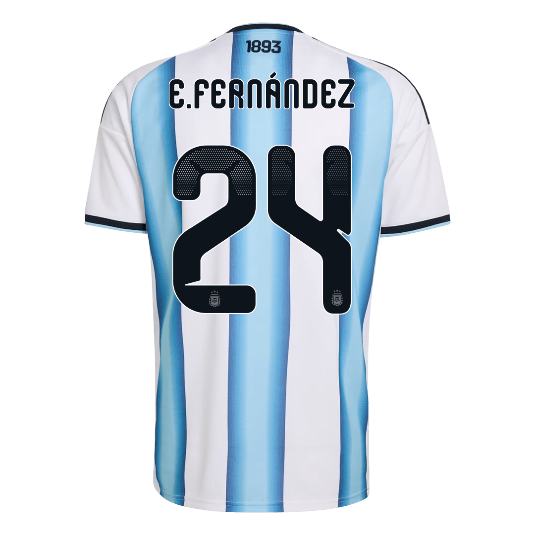 E. FERNÁNDEZ #24 Men's Argentina World Cup 2026 Home Soccer Jersey Premium product view 10
