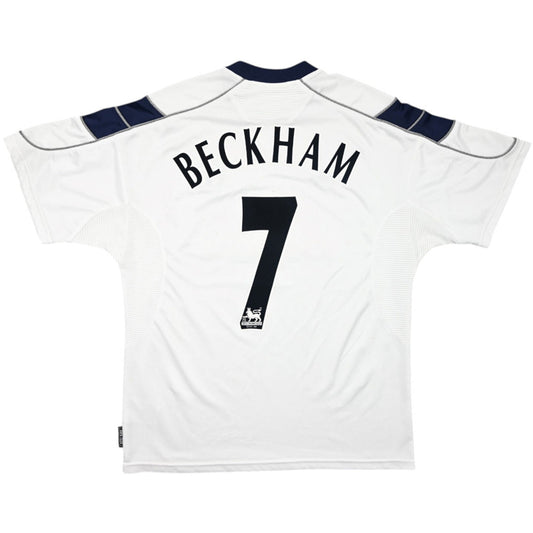 Retro BECKHAM #7 Men's Manchester United 2000/01 Away Soccer Jersey product view 2