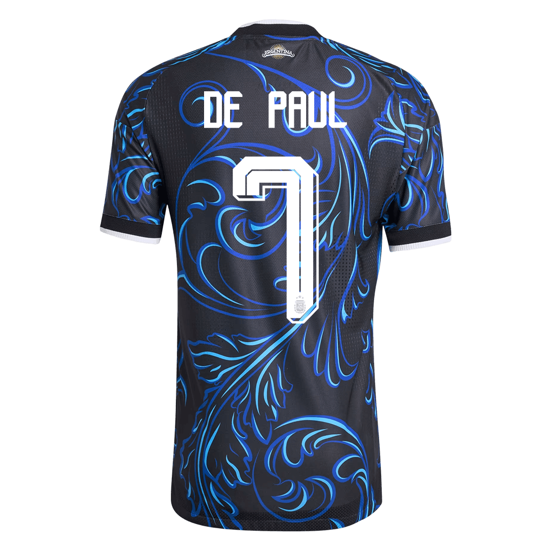 DE PAUL #7 Men's Argentina World Cup 2026 Player Version Away Soccer Jersey - Slim Fit product view 9