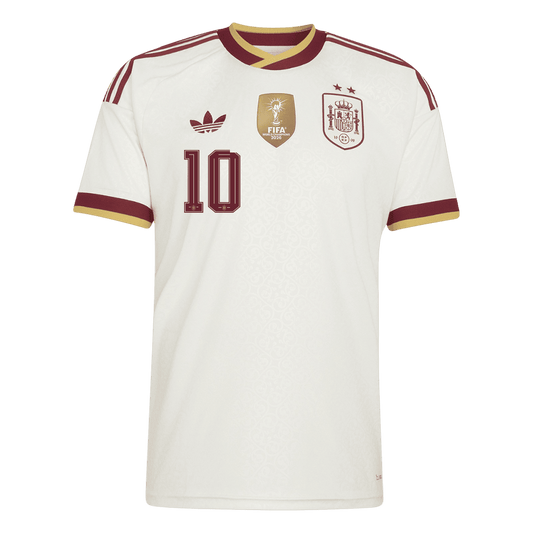 OLMO #10 Men's Spain World Cup 2026 Champion Edition Away Soccer Jersey product view 2