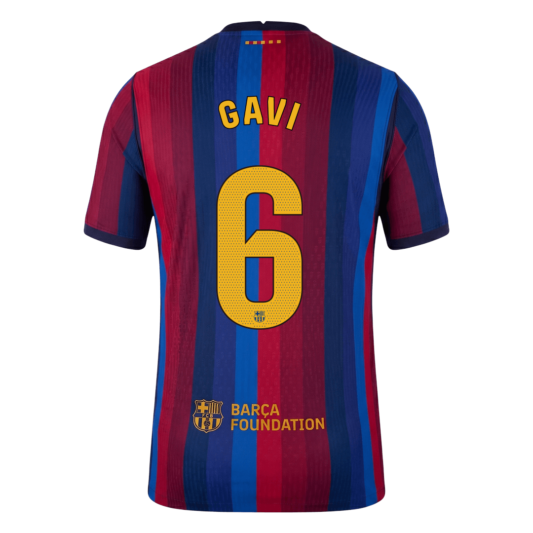GAVI #6 Men's Barcelona 2026/27 Player Version Home Soccer Jersey product view 3