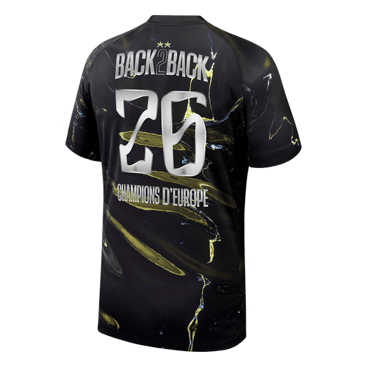 Champions of Europe #26 Men's PSG 2025/26 Soccer Jersey product view 2