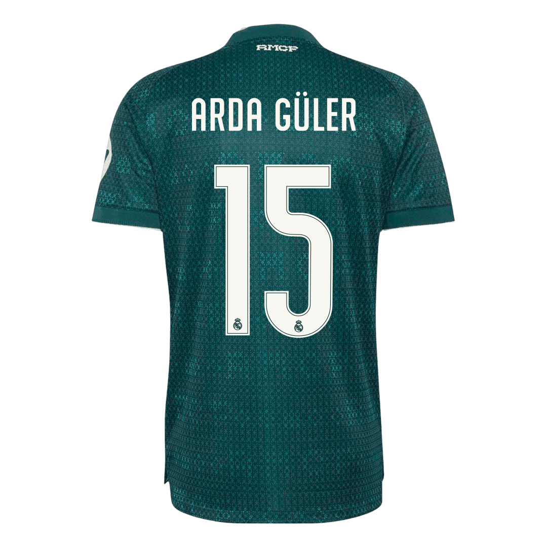 ARDA GÜLER #15 Men's Real Madrid 2026/27 Player Version Away Soccer Jersey product view 3