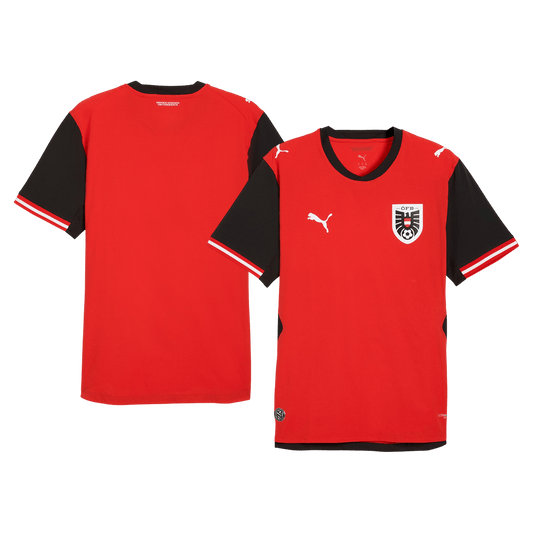 Men's Austria World Cup 2026 Player Version Home Soccer Jersey - Slim Fit product view 2