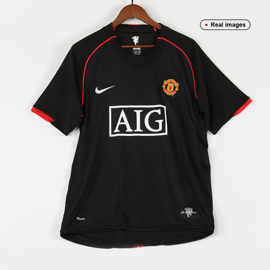 Retro Men's Manchester United 2007/08 Away Soccer Jersey product view 2