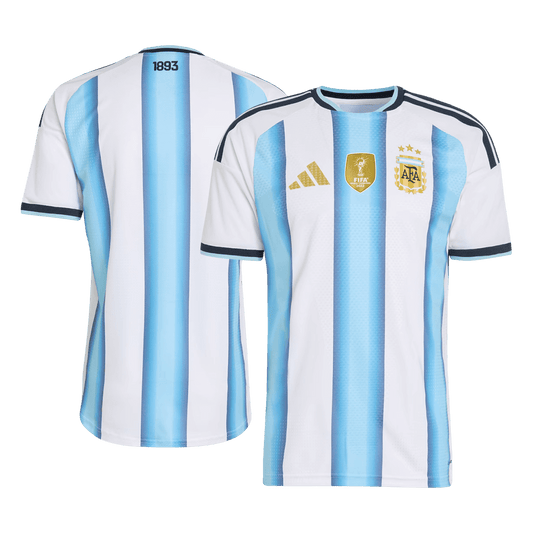 Men's Argentina World Cup 2026 Player Version Home Soccer Jersey - Slim Fit product view 2