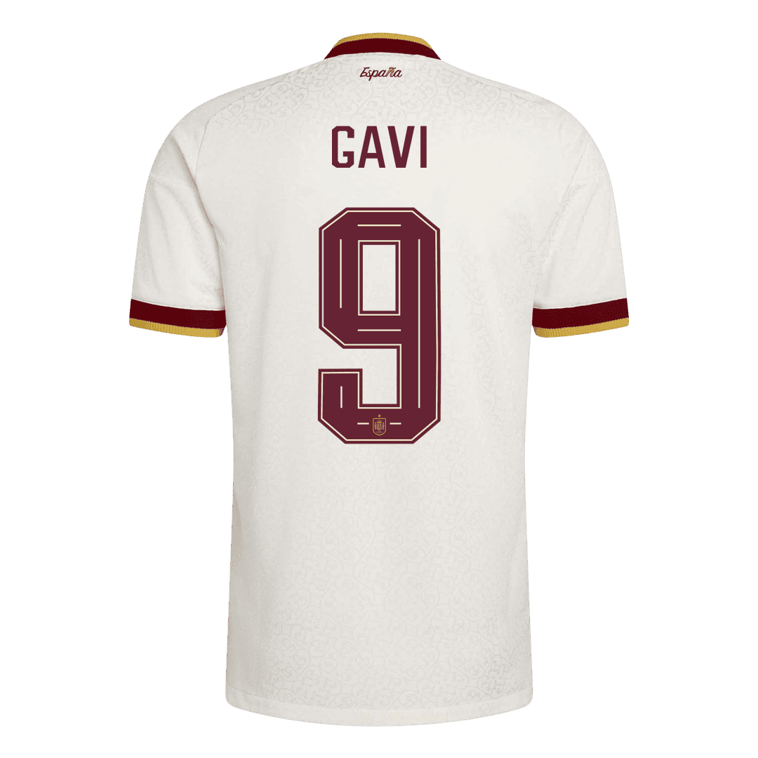 GAVI #9 Men's Spain World Cup 2026 Player Version Champion Edition Away Soccer Jersey product view 9