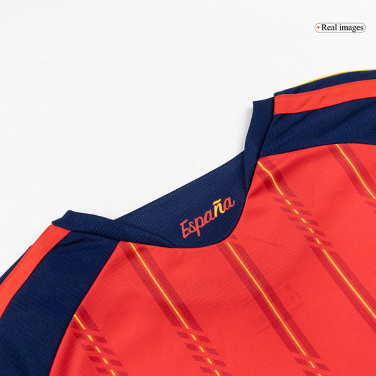 Men's Spain World Cup 2026 Home Soccer Jersey Premium product view 2