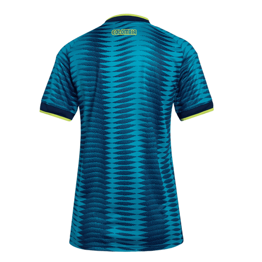 Women's Colombia World Cup 2026 Away Soccer Jersey product view 2