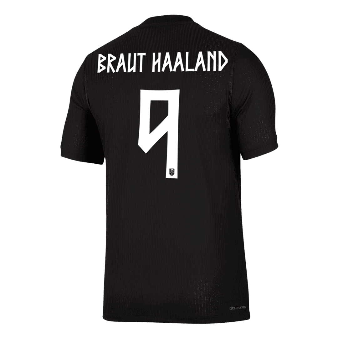 BRAUT HAALAND #9 Men's Norway World Cup 2026 Player Version Away Soccer Jersey - Slim Fit product view 3