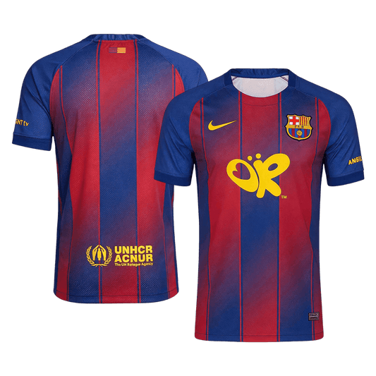Men's Barcelona 2025/26 Home Soccer Jersey product view 2
