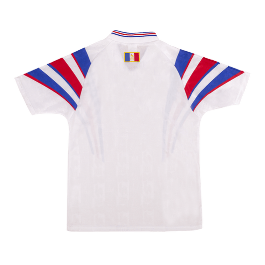 Retro Men's France 1996 Away Soccer Jersey product view 2