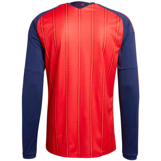 Men's Spain World Cup 2026 Home Long Sleeve Soccer Jersey product view 2