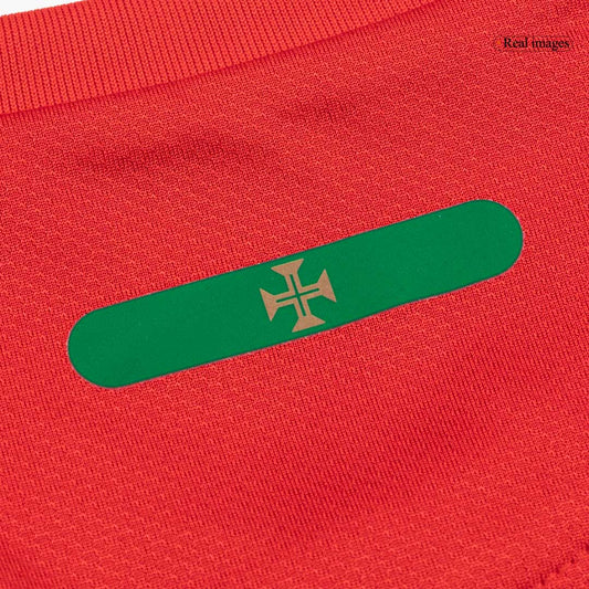 Retro Men's Portugal 2010 Home Soccer Jersey product view 2