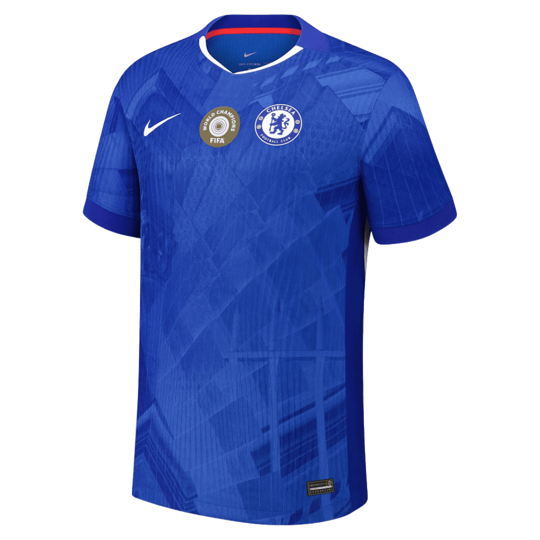 WORLD CHAMPIONS #25 Men's Chelsea 2025/26 Player Version Home Soccer Jersey - Slim Fit product view 10