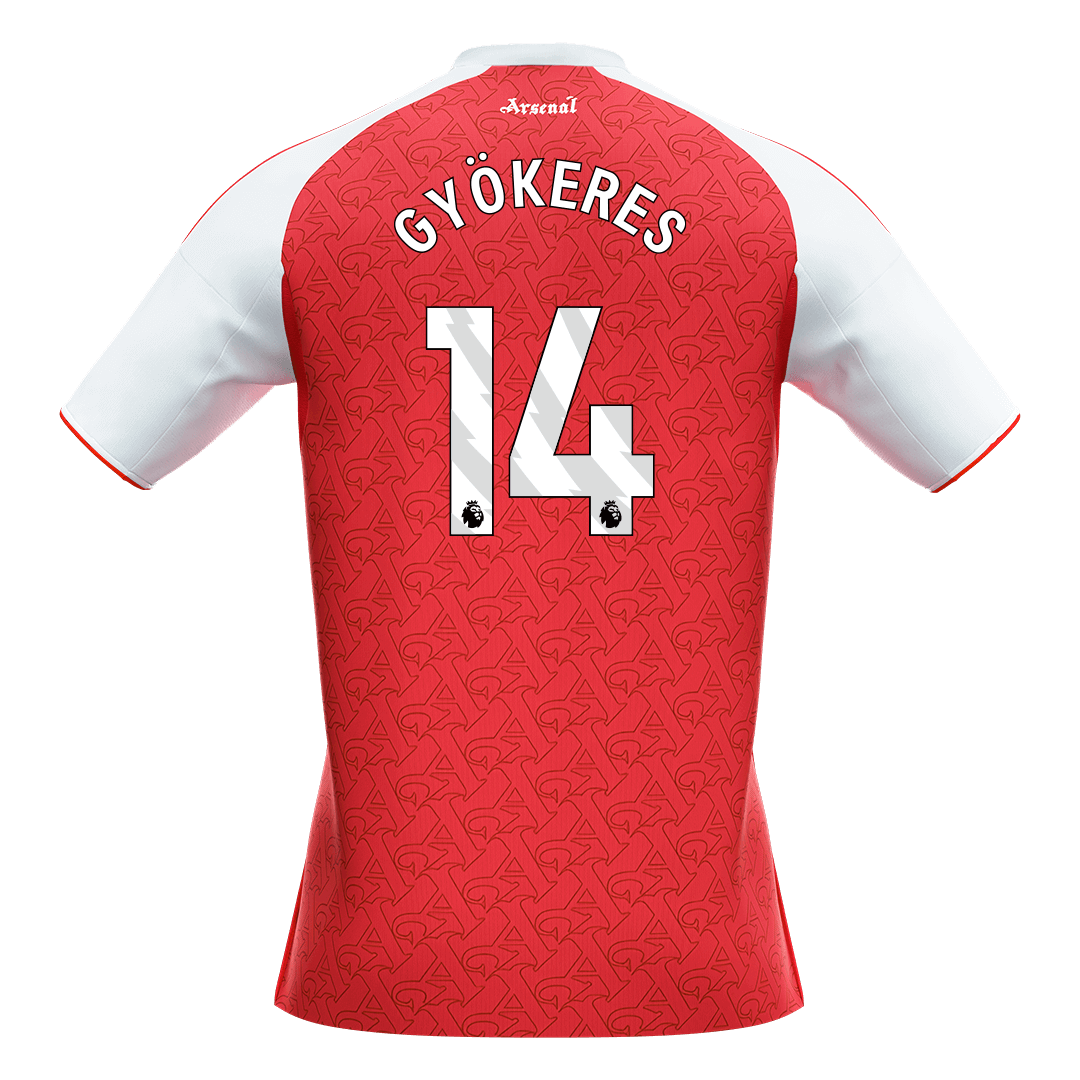 GYÖKERES #14 Men's Arsenal 2025/26 Home Soccer Jersey Premium product view 10