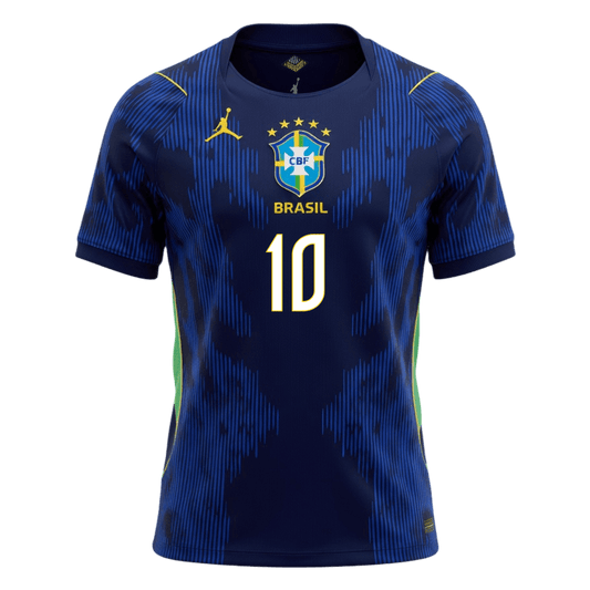 NEYMAR JR #10 Men's Brazil World Cup 2026 Away Soccer Jersey product view 2