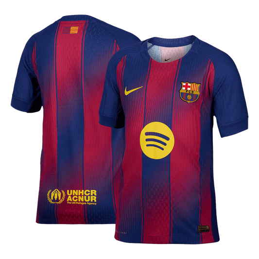 Men's Barcelona 2025/26 Player Version Home Soccer Jersey - Slim Fit product view 2