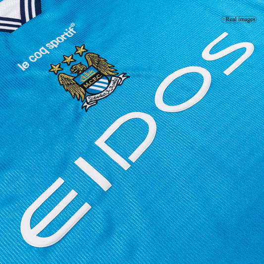 Retro Men's Manchester City 1999/01 Home Soccer Jersey product view 2