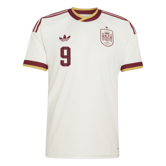 GAVI #9 Men's Spain World Cup 2026 Away Soccer Jersey product view 2