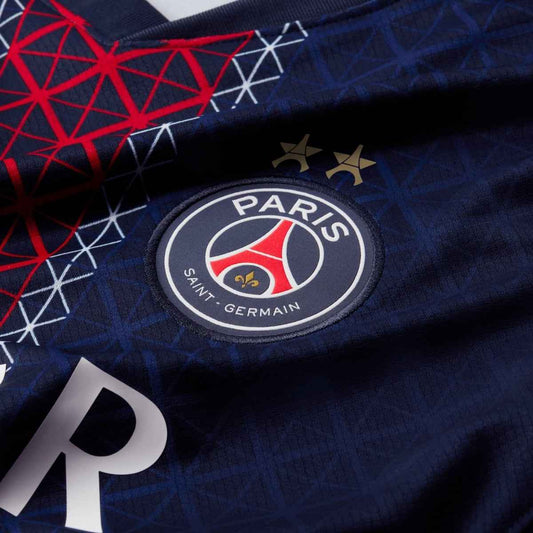 Champions of Europe #26 Men's PSG 2025/26 Home Soccer Jersey Premium product view 2