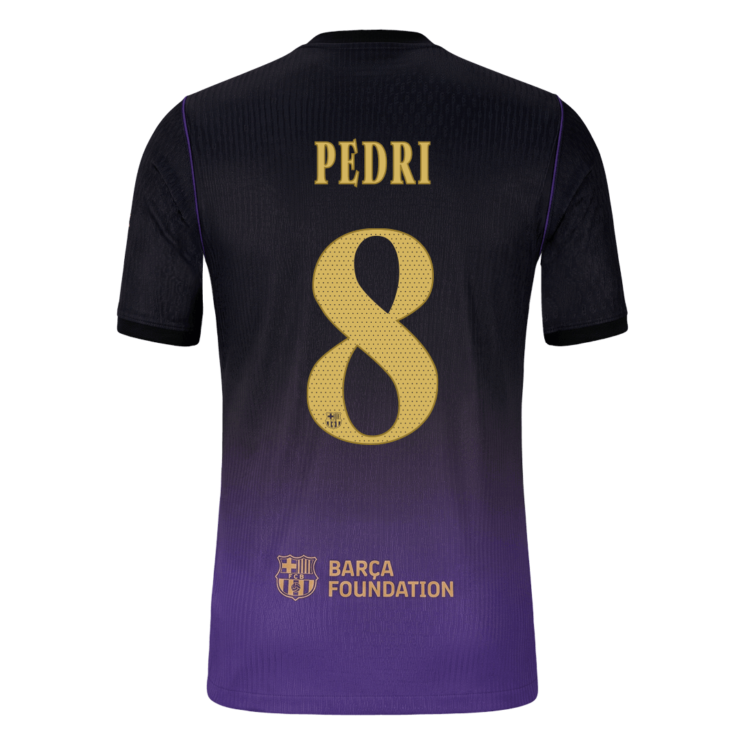 PEDRI #8 Men's Barcelona UCL 2026/27 Player Version Away Soccer Jersey product view 3