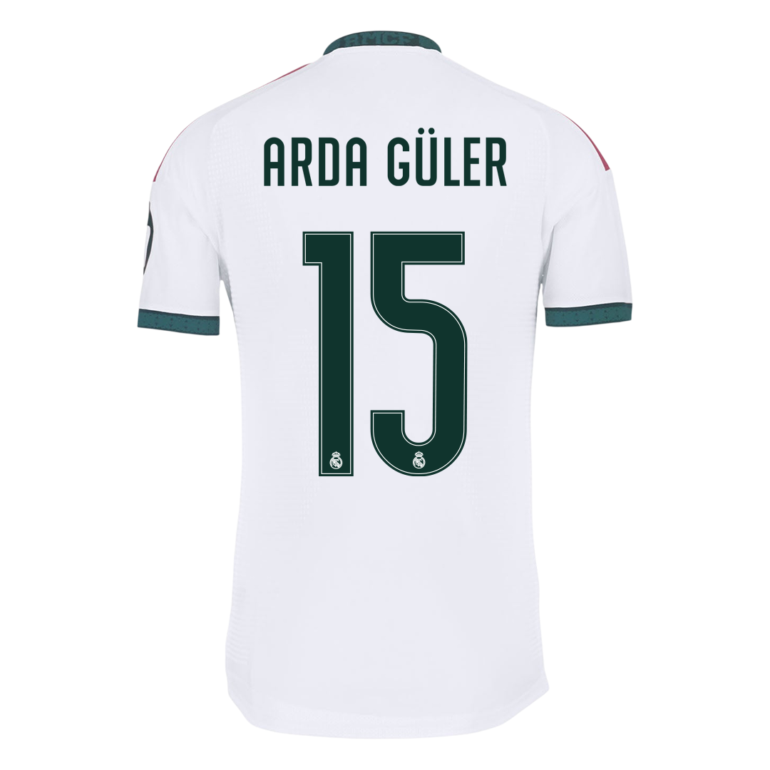 ARDA GÜLER #15 Men's Real Madrid 2026/27 Player Version Home Soccer Jersey product view 3