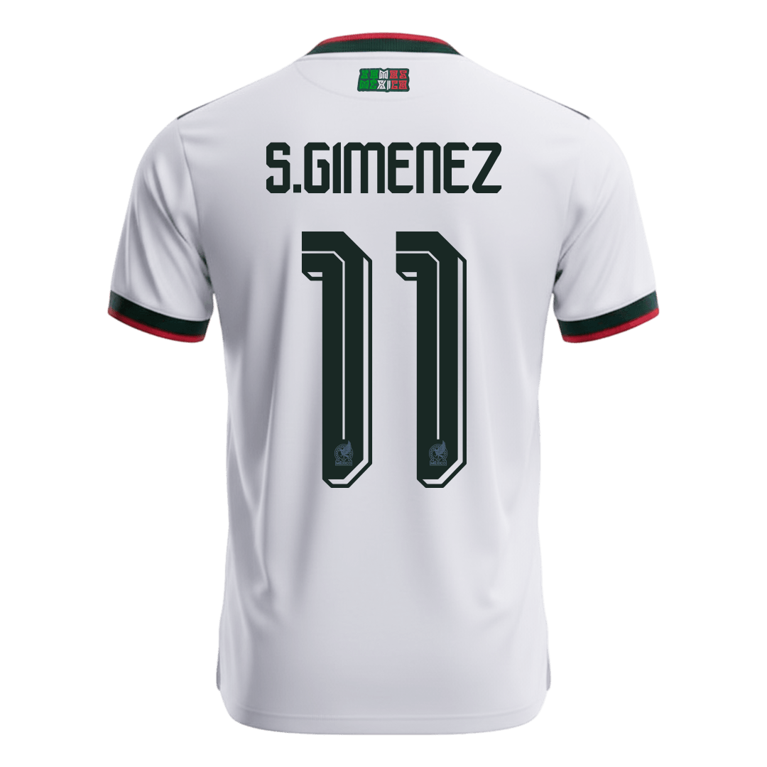 S.GIMENEZ #11 Men's Mexico World Cup 2026 Away Soccer Jersey product view 9