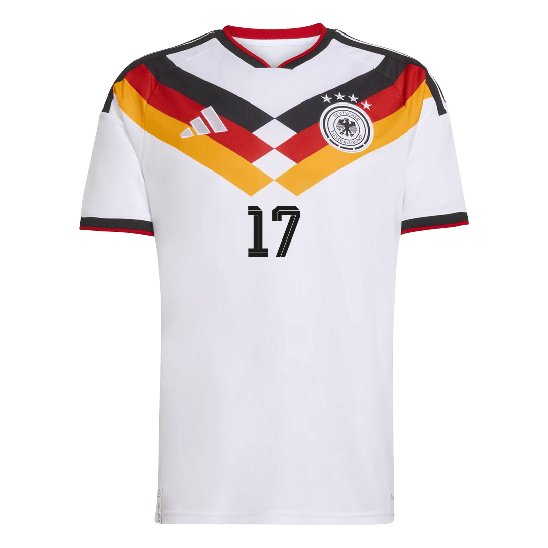 WIRTZ #17 Men's Germany World Cup 2026 Home Soccer Jersey product view 9