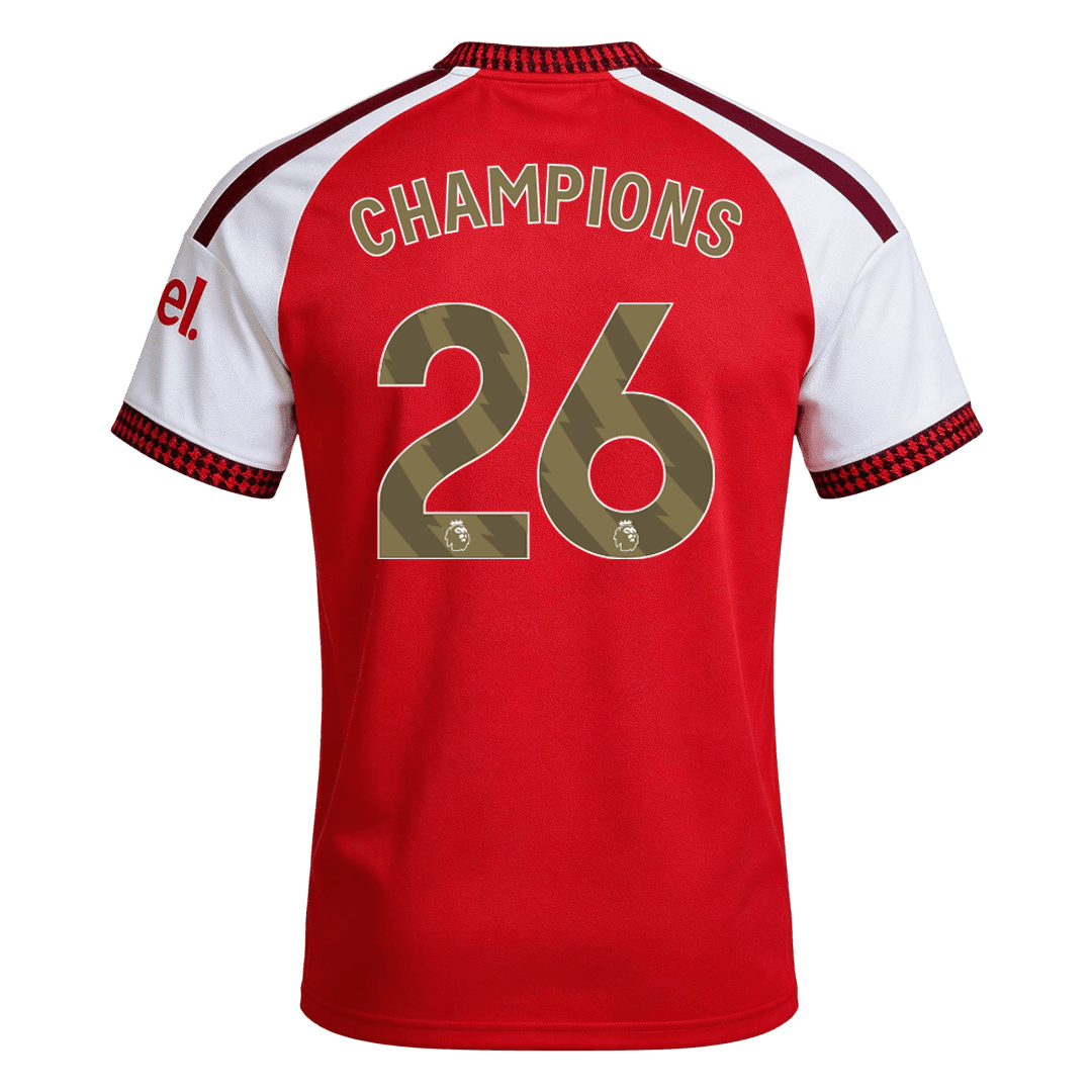 CHAMPIONS #26 Men's Arsenal 2026/27 Home Soccer Jersey product view 3